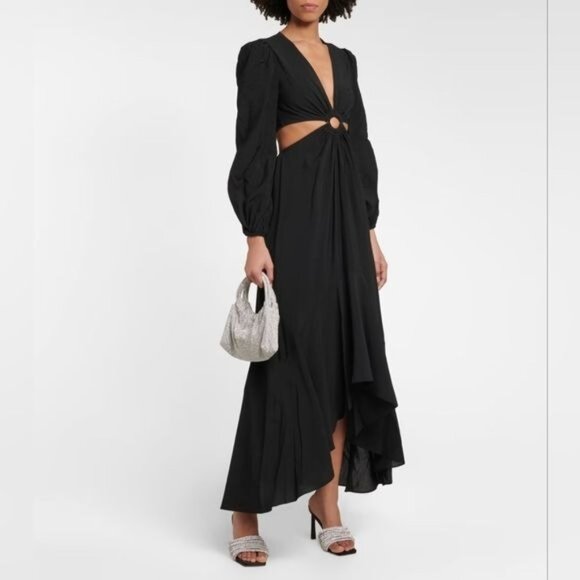 Blush Dresses & Skirts - Blush Cutout Maxi Black Dress size Medium